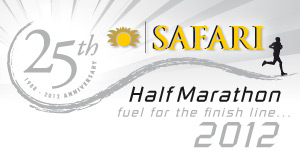 SAFARI HALF Marathon 2012 // 25th Anniversary Celebration Event